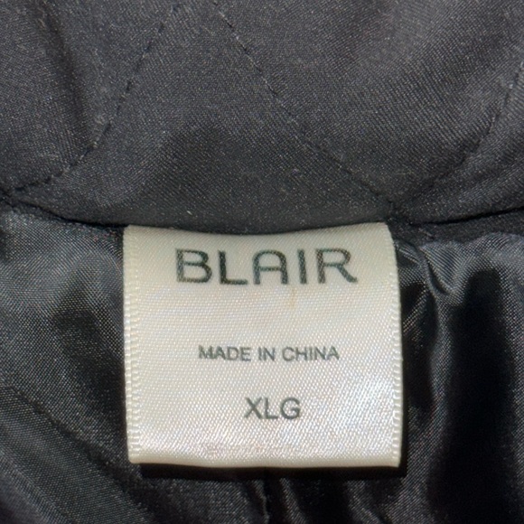 Blair black jacket. Diamond quilting. Buttons. 2 side pockets. Lightweight - Picture 3 of 6